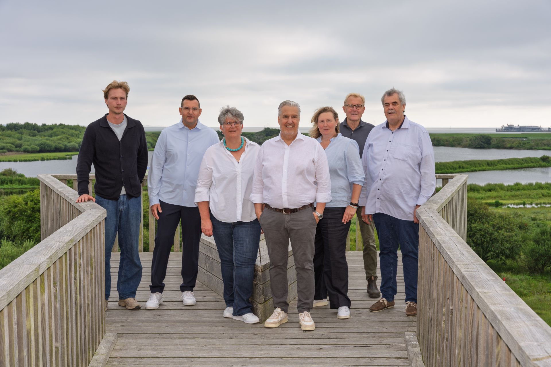 Die sieben Kandidaten der CDU Norderney f�r die Kommunalwahl 2026